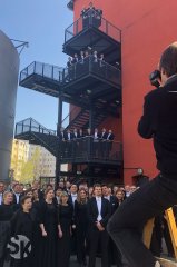 Shooting des Radio Symphonie Orchester Wien in der Ottakringer Brauerei, 2019